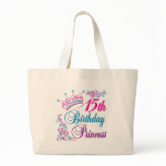 15th Birthday Princess Canvas Bag
