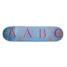 15th Century Alphabet Skateboard