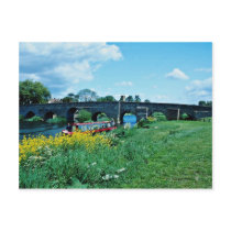 15th Century bridge over Avon River, Warwickshire, Postcards