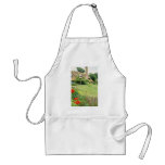 15th Century House With Herbaceous Border f aprons