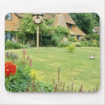 15th Century House With Herbaceous Border f mousepads