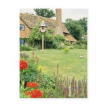15th Century House With Herbaceous Border f postcards