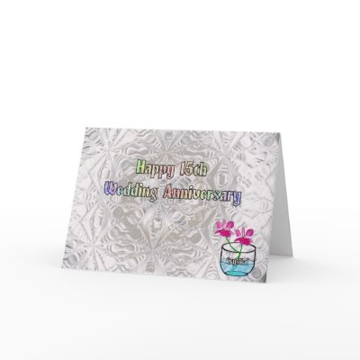15th Wedding Anniversary by TheStampStore