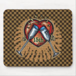 15th Wedding Anniversary Gifts Mouse Pads