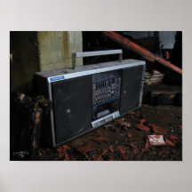 15x11 Boom Box Print