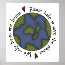 15x16.76 Poster Go Green