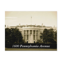 1600 Pennsylvania Avenue Post Cards