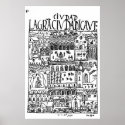 1616 Drawing of Cusco, Peru posters
