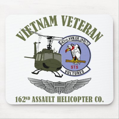 162nd AHC w/ Wings and UH-1 Helicopter by militaryvetshop