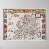 1630 Map of Europe