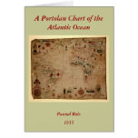 1633 Atantic Ocean Portolan Chart - Pascoal Roiz