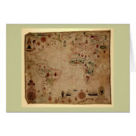 1633 Atantic Ocean Portolan Chart - Pascoal Roiz