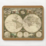 1660 Frederick de Wit Old World Map Mouse Pad
