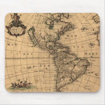 1660 - North and South America Historic Map