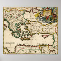 1690 Map of Eastern Mediterranean