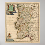 1690 Map of Portugal posters