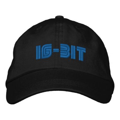 16-bit Cap Embroidered Baseball Cap by SpacetimeSix