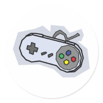 16 Bit Controller 2 Round Sticker