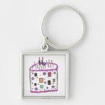 16 candles on my cake keychain