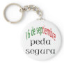 16 De Septiembre Peda Segura Key Chain