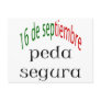 16 De Septiembre Peda Segura Postcard