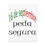 16 De Septiembre Peda Segura Postcards