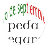 16 De Septiembre Peda Segura Sticker