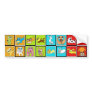 16 Dogs Illustration Sticker 1 Bumper Sticker