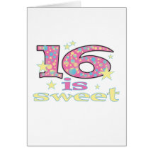 16 is Sweet Card