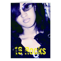 16 Rocks! Greeting Card