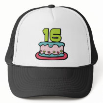 16 Year Old Birthday Cake Hat