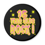 16 Year Olds Rock! (Pink) Magnet