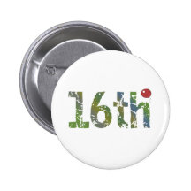 16th Birthday Balloon Gifts Buttons