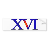16th Birthday Bumper Sticker