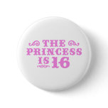16th Birthday Button