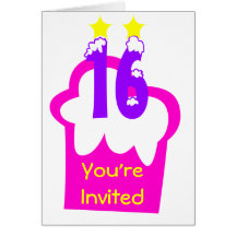 16th Birthday Card