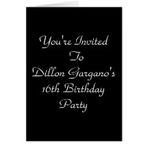 16th Birthday Greeting Cards