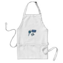 16th Birthday Keys Gifts Apron