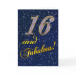 16th Birthday party Invitation Card