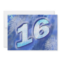 16th Birthday party invite