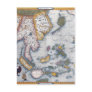 16th Century Map of South East Asia and Indonesia Post Cards