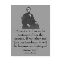 16th President Abraham Lincoln