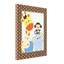 16x20 Canvas Art Nursery Print Jungle Play Canvas Prints