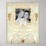 16x20 Wedding Photograph Love Chap Beach Seashore Posters