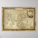 1700 AD OLD WORLD MAP Art Poster posters