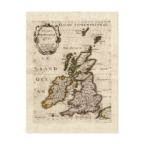 1700 Nicolas Fils Sanson Map: Isles Britanniques