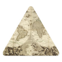 1708 World Map by Jean Baptiste Nolin