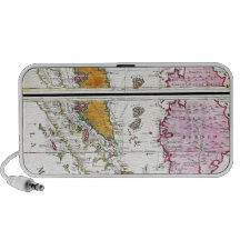 1710 Ottens Map of Southeast Asia Singapore Thai iPod Speaker