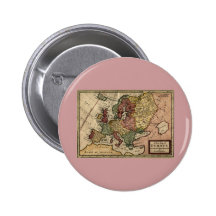 1721 Map of Europe Button