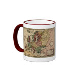 1721 Map of Europe Coffee Mugs